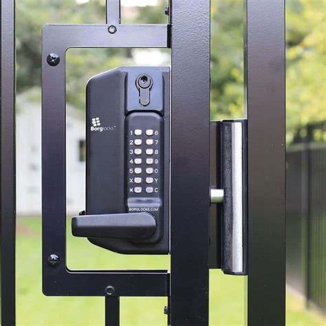 weatherproof lock for outdoor gate